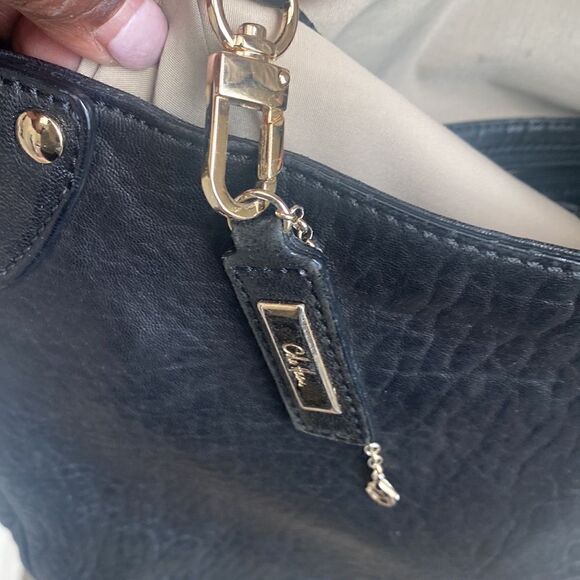 Cole Haan Textured Leather Crossbody Bag - Picture 5 of 7